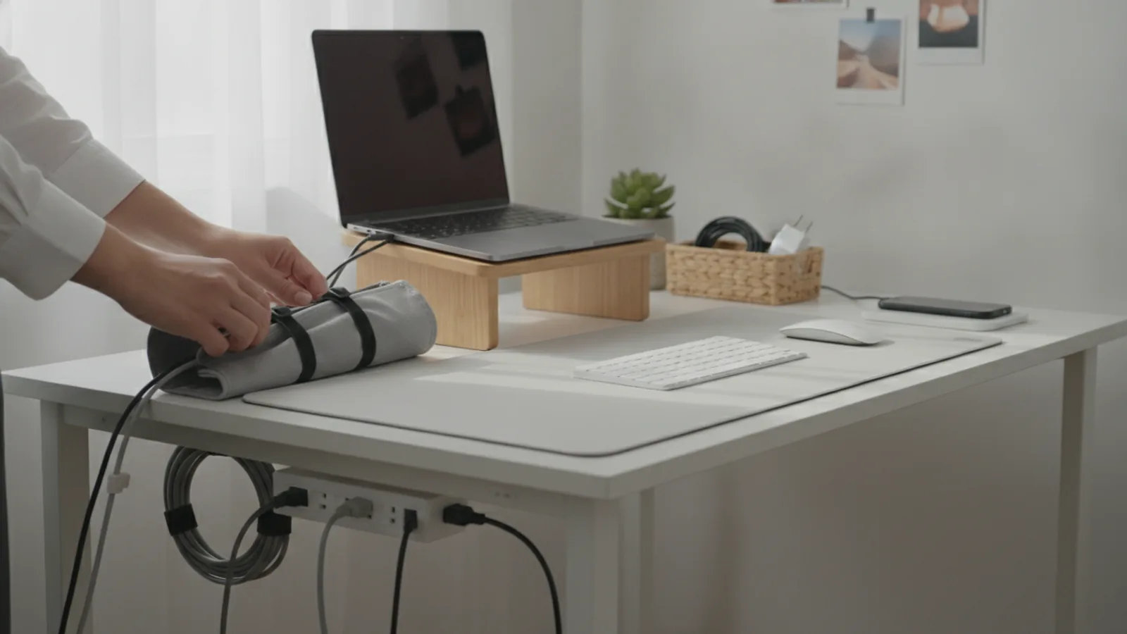 A Practical Guide To Reducing Cable Clutter In A Small Home Work Area cover image